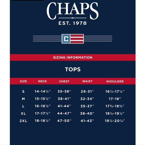 NWT Chaps slim fit button down dress shirt - Picture 3 of 5